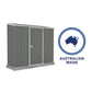 Absco | 7x2.5x6.5 ft Space Saver Metal Storage Shed