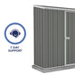 Absco | 7x2.5x6.5 ft Space Saver Metal Storage Shed