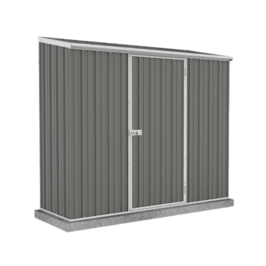 Absco | 7x2.5x6.5 ft Space Saver Metal Storage Shed