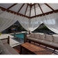 Exaco | 10x10 Ft Exquisite Handcrafted Solid Wood Gazebo With Canopy, Coffee Table and Benches From Bali Indonesia