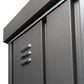 Biohort | 3x2.7x6 ft Equipment Locker 90 - Dark Gray