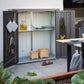 Biohort | 4x2x5 ft Romeo Storage Locker - Dark Gray