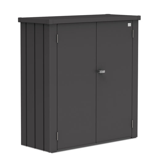 Biohort | 4x2x5 ft Romeo Storage Locker - Dark Gray - MyGreenhouseStore.com