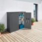 Biohort | 4x2x5 ft Romeo Storage Locker - Dark Gray