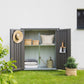 Biohort | 4x2x5 ft Romeo Storage Locker - Dark Gray
