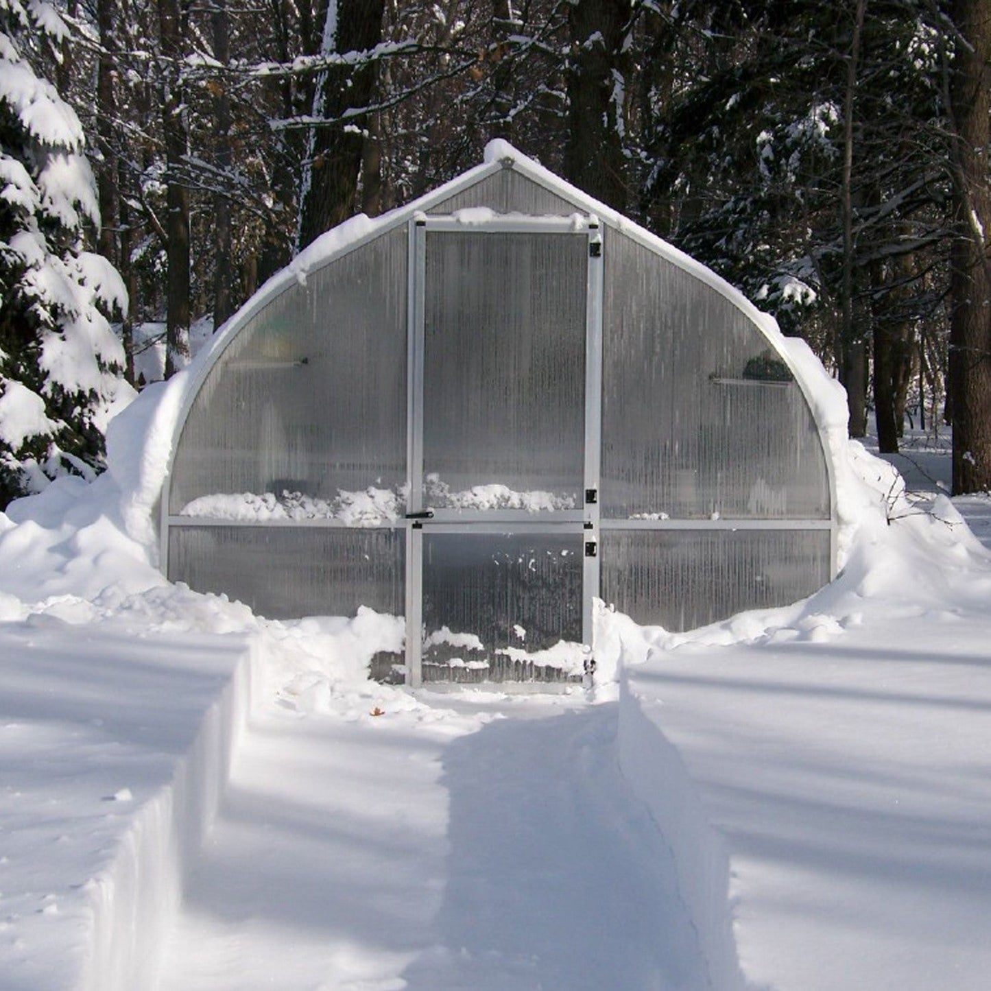 Hoklartherm | 14ft x 29ft 6in x 9ft 10in RIGA XL9 Professional Greenhouse Kit With 16mm Triple-wall Polycarbonate Glazing