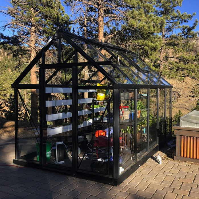 Janssens | 8x12.5x8 ft Junior Victorian J-VIC 24 Glass Greenhouse Kit With 4mm Tempered Glass Glazing