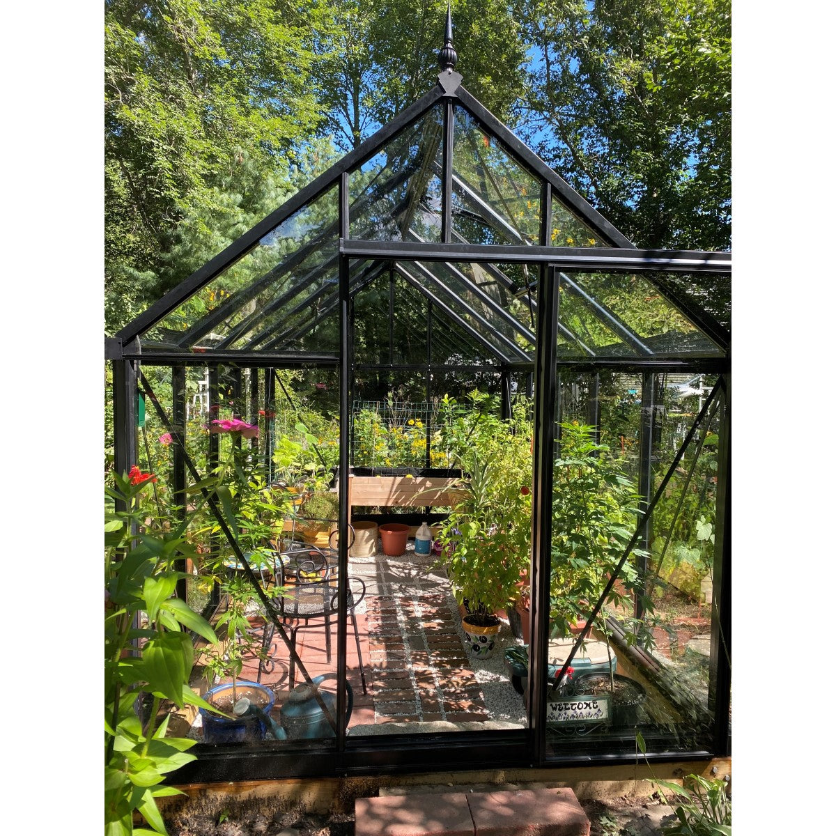 Janssens | 8x12.5x8 ft Junior Victorian J-VIC 24 Glass Greenhouse Kit With 4mm Tempered Glass Glazing