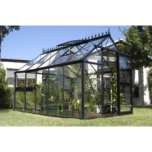 Janssens | 8x12.5x8 ft Junior Victorian J-VIC 24 Glass Greenhouse Kit With 4mm Tempered Glass Glazing