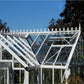 Janssens | 13x13x10 Ft Royal Antique Victorian EOS Glass Greenhouse Kit With 4mm Tempered Glass Glazing On Stem Wall
