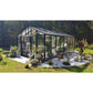 Janssens | 12.5x20x9 ft Royal Victorian VI 46 Large Glass Greenhouse Kit With 4mm Tempered Glass Glazing