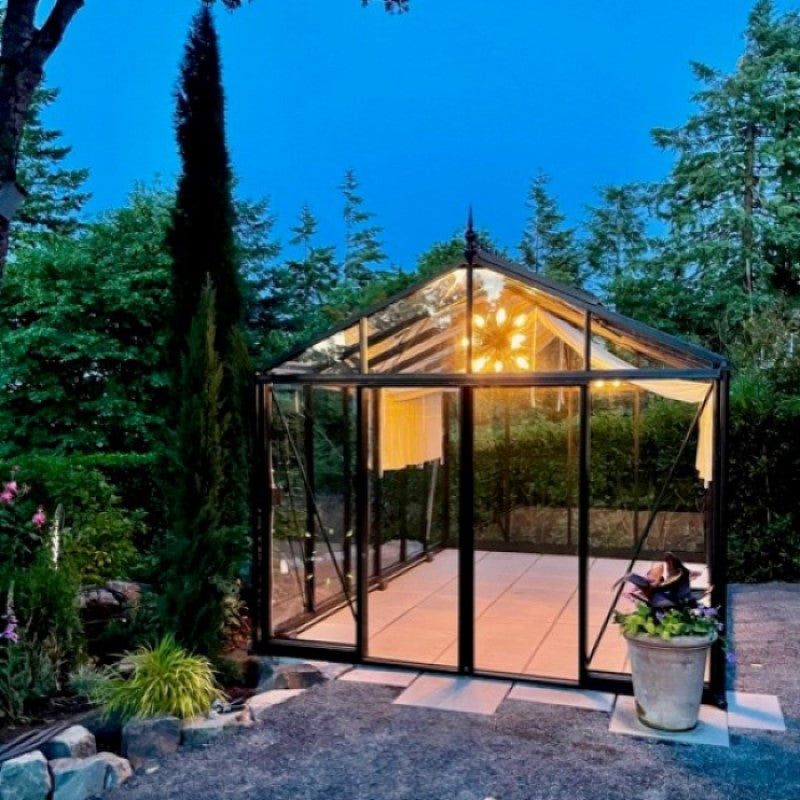 Janssens | 10x15x9 ft Royal Victorian VI 34 Glass Greenhouse Kit With 4mm Tempered Glass Glazing