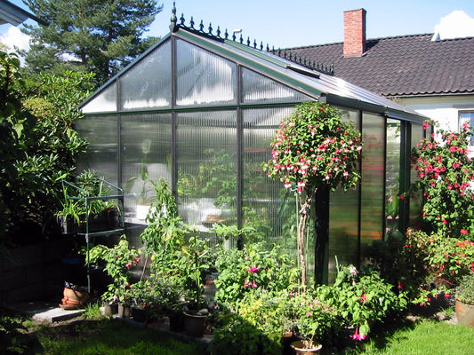 Janssens | 10x15x9 ft Royal Victorian VI 34 Greenhouse Kit With 10mm Twin-Wall Polycarbonate Glazing