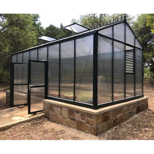 Janssens | 10x20x9 ft Royal Victorian VI 36 Large Greenhouse Kit With 10mm Twin-wall Polycarbonate Glazing