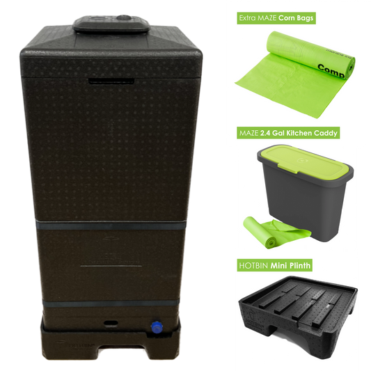 HOTBIN Mini Outdoor Hot Composter Package