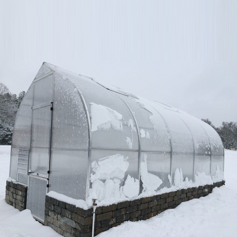 Hoklartherm | 9ft 8in x 17ft 6in x 7ft 7in RIGA 5 Hobby Greenhouse Kit With 8mm Twin-wall Polycarbonate Glazing