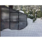 Santa Barbara | Montecito Aluminum Lean-To Greenhouse / Sunroom Kit With 8mm Twin-wall Polycarbonate Glazing