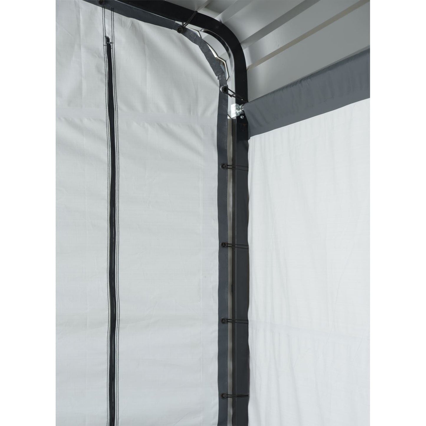 Arrow Carport Accessories Arrow | Enclosure Kit for 10x15x7 ft Carport Grey 10182