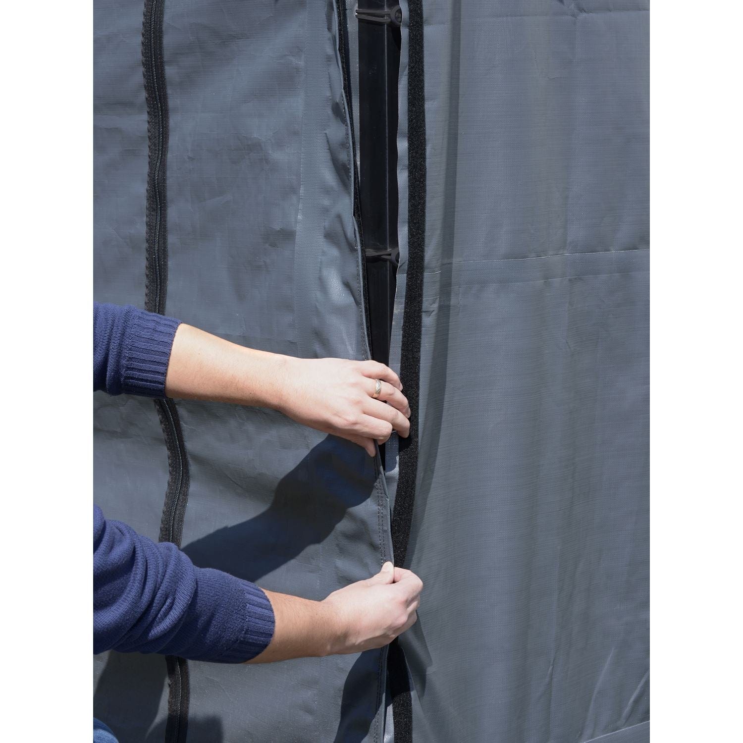 Arrow Carport Accessories Arrow | Enclosure Kit for 20x20x7 ft Carport Grey 10183