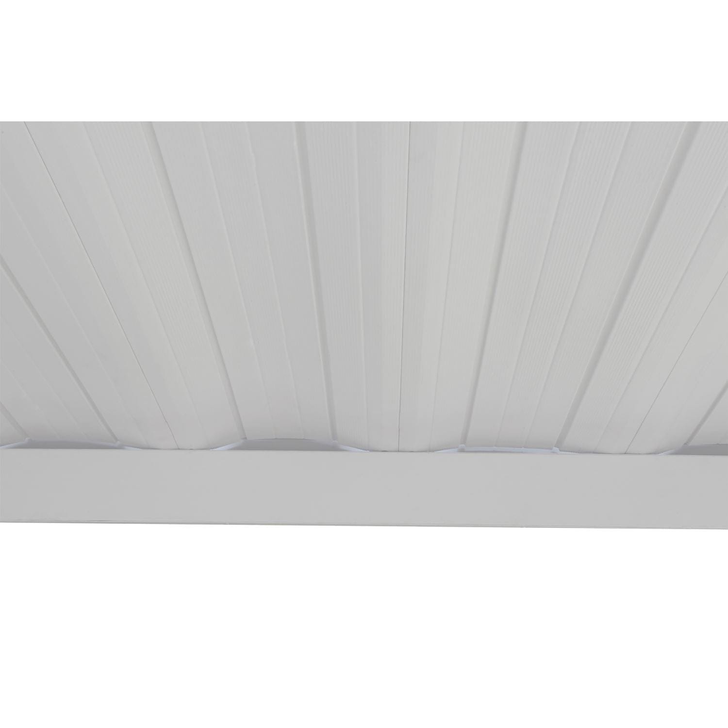 Arrow Attached Carport/Patio Cover 10' x 10' Eggshell - mygreenhousestore.com