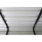 Arrow Steel Carport 10' x 20' x 7' Galvanized Black/Eggshell - mygreenhousestore.com