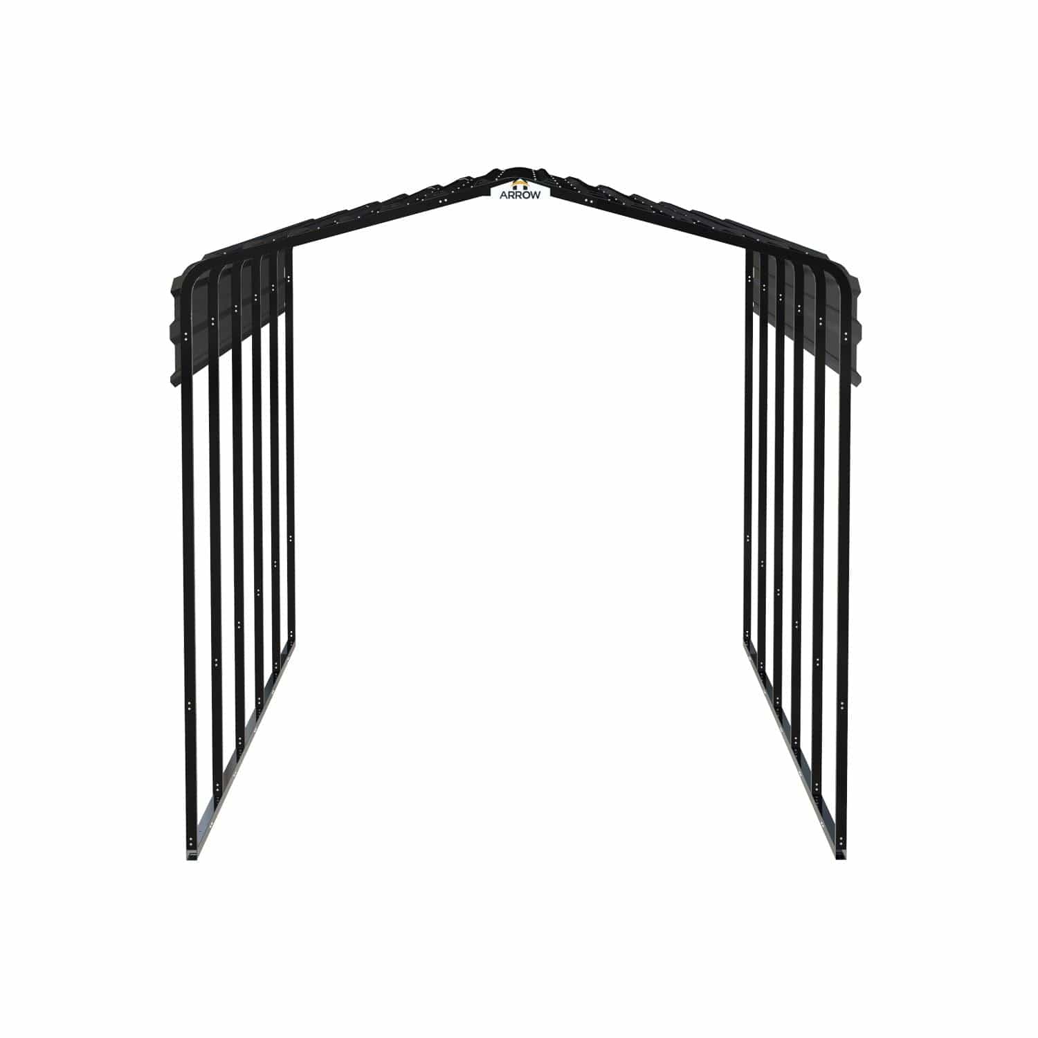 Arrow Carports Arrow | Carport 10x24x9 ft Charcoal CPHC102409