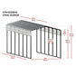 Arrow Carports Arrow | Carport 10x29x9 ft Eggshell CPH102909