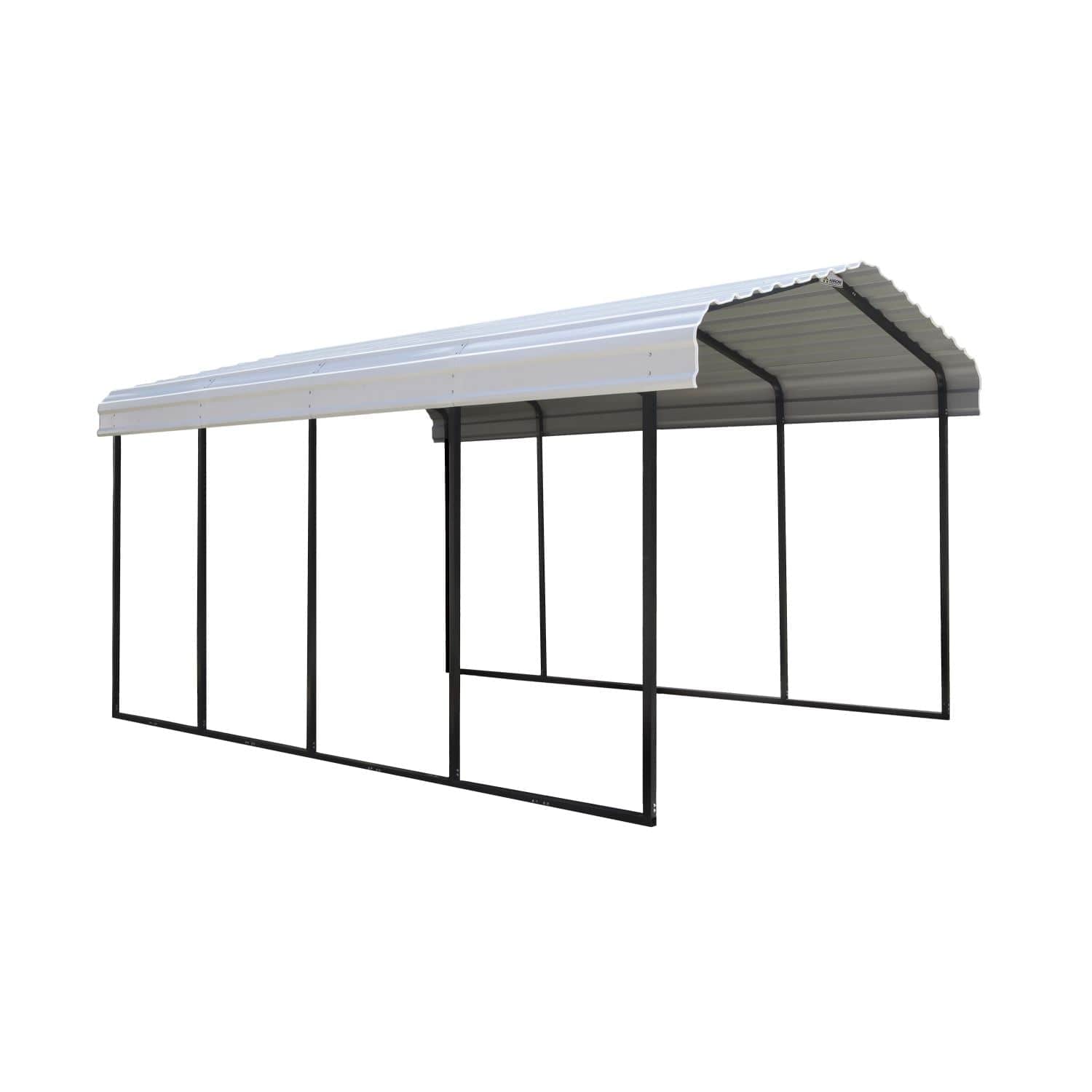 Arrow Carports Arrow | Carport 12x20x9 ft Eggshell CPH122009