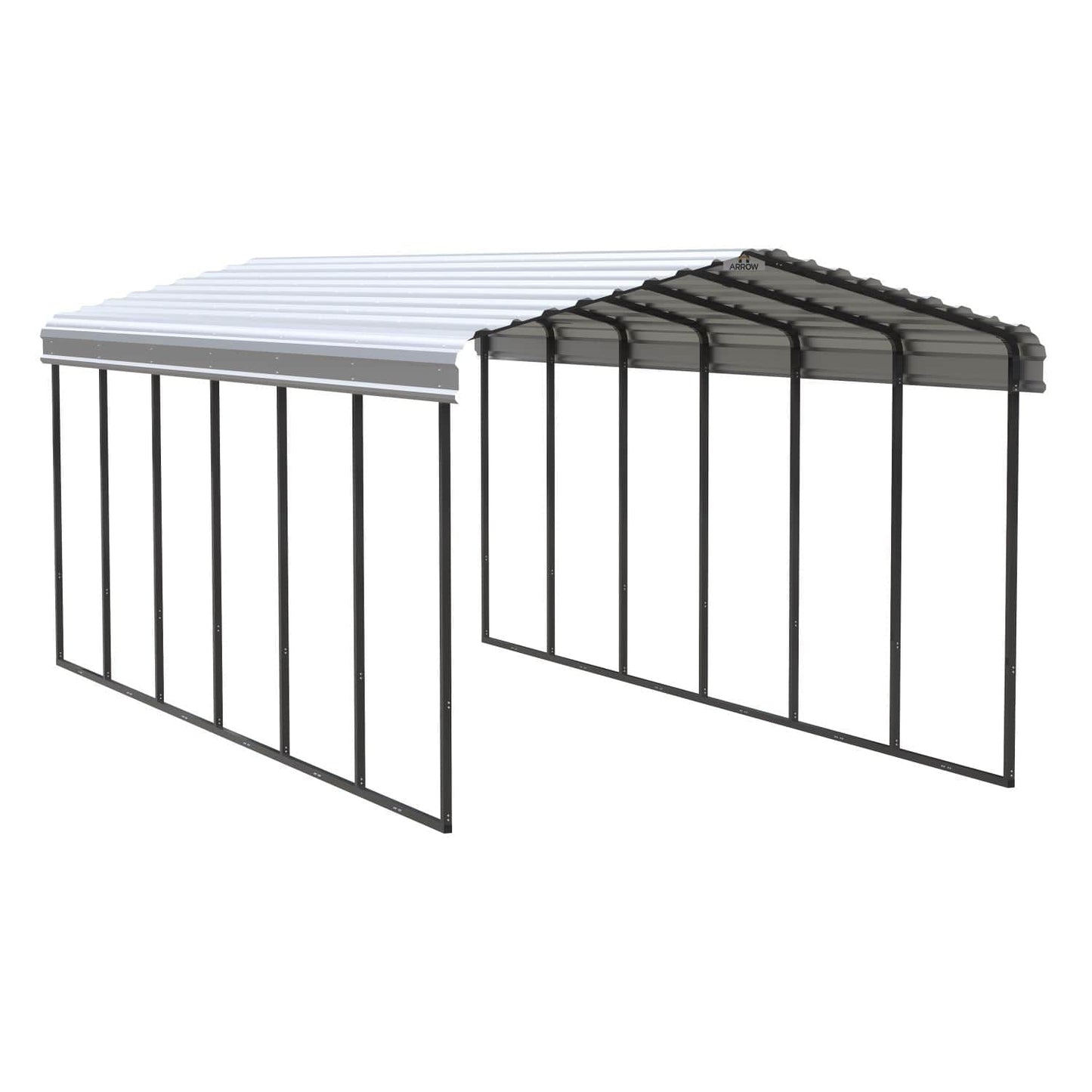 Arrow Carports Arrow | Carport 12x29x9 ft Eggshell CPH122909