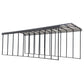 Arrow Carports Arrow | Carport 14x47x14 ft Charcoal CPHC144714