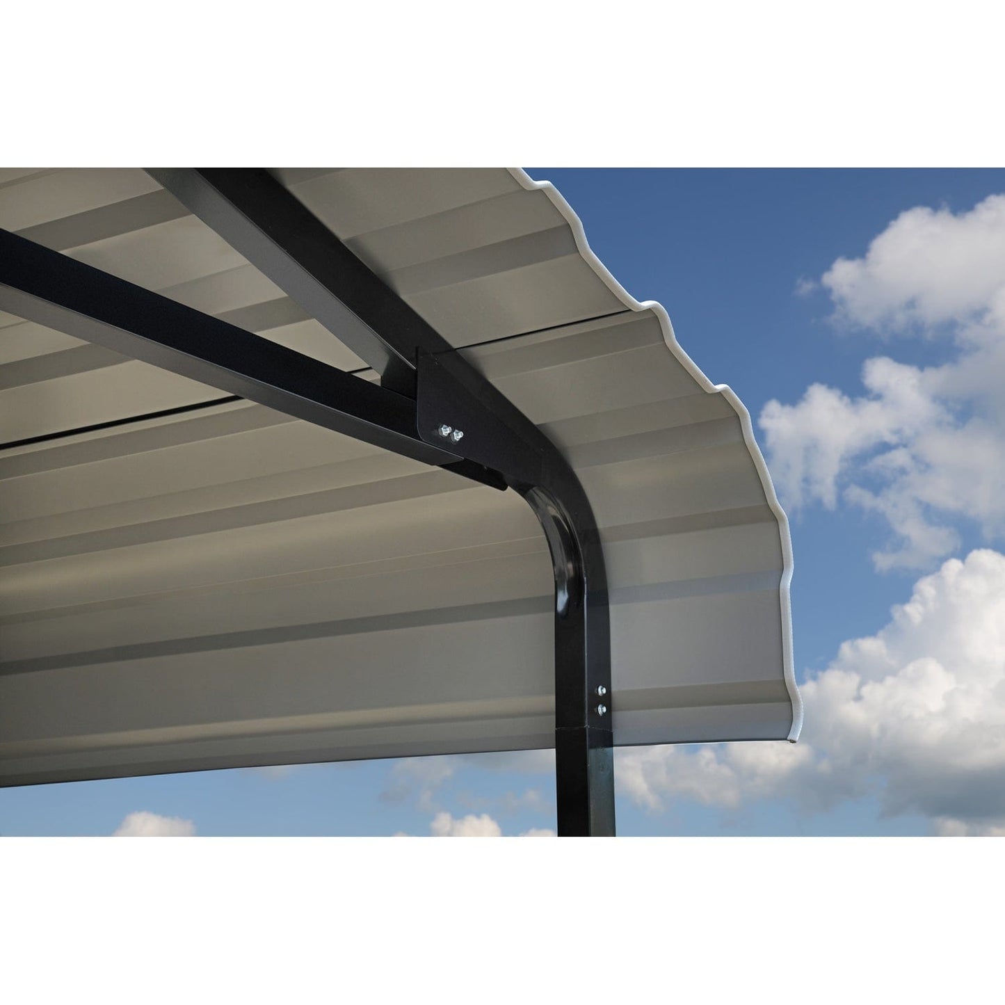 Arrow Carports Arrow | Carport 20x24x9 ft Eggshell CPH202409