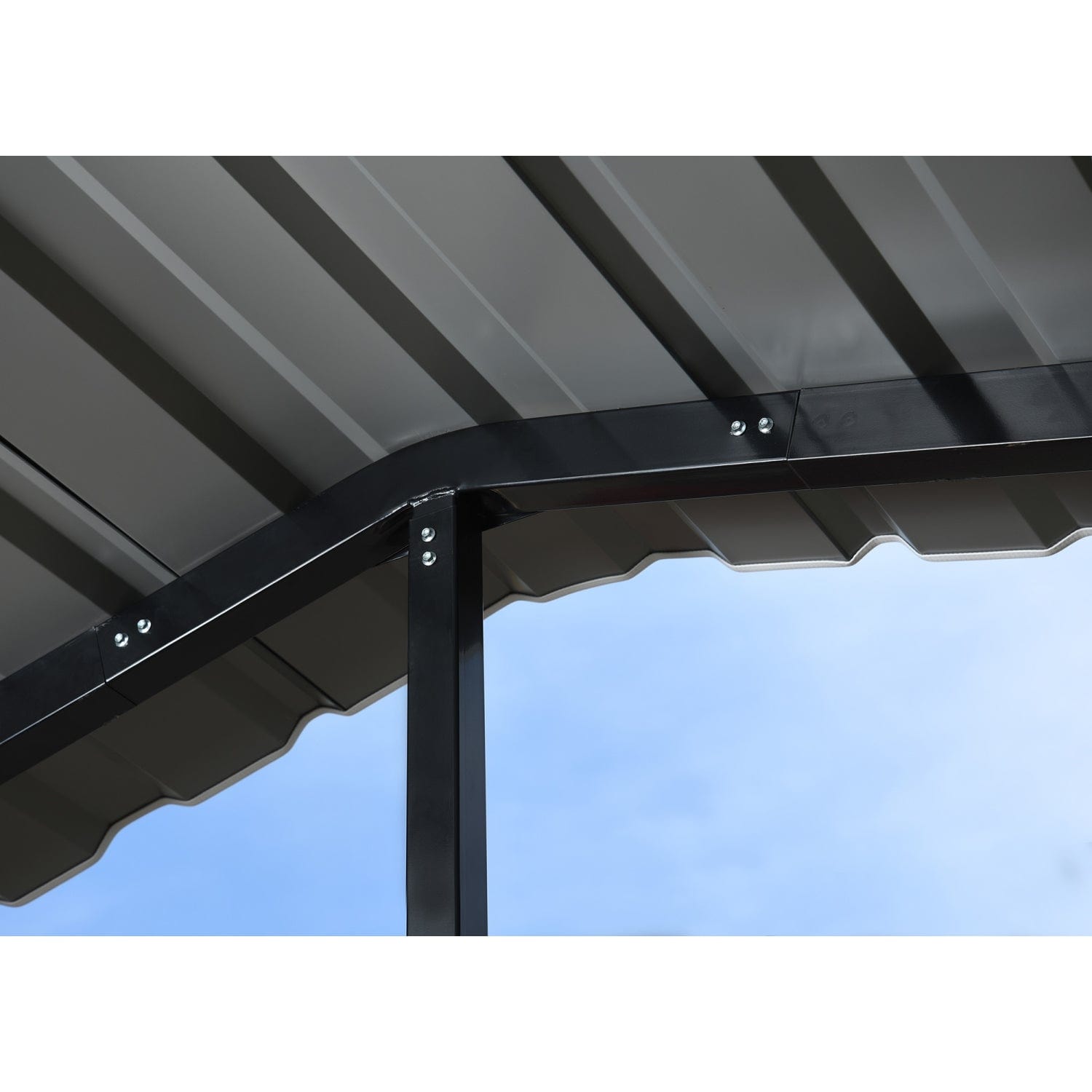 Arrow Carports Arrow | Carport 20x24x9 ft Eggshell CPH202409