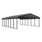 Arrow Carport 20 x 29 - Charcoal - mygreenhousestore.com