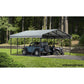 Arrow Carports Arrow | Carport 20x29x9 ft Charcoal CPHC202909