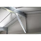 Arrow Ironwood Steel Hybrid Shed Kit 10' x 12' Galvanized Anthracite - mygreenhousestore.com
