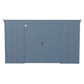 Arrow Metal Storage Shed Kit Arrow | Classic Steel Storage Shed, 10x4 ft., Blue Grey CLP104BG