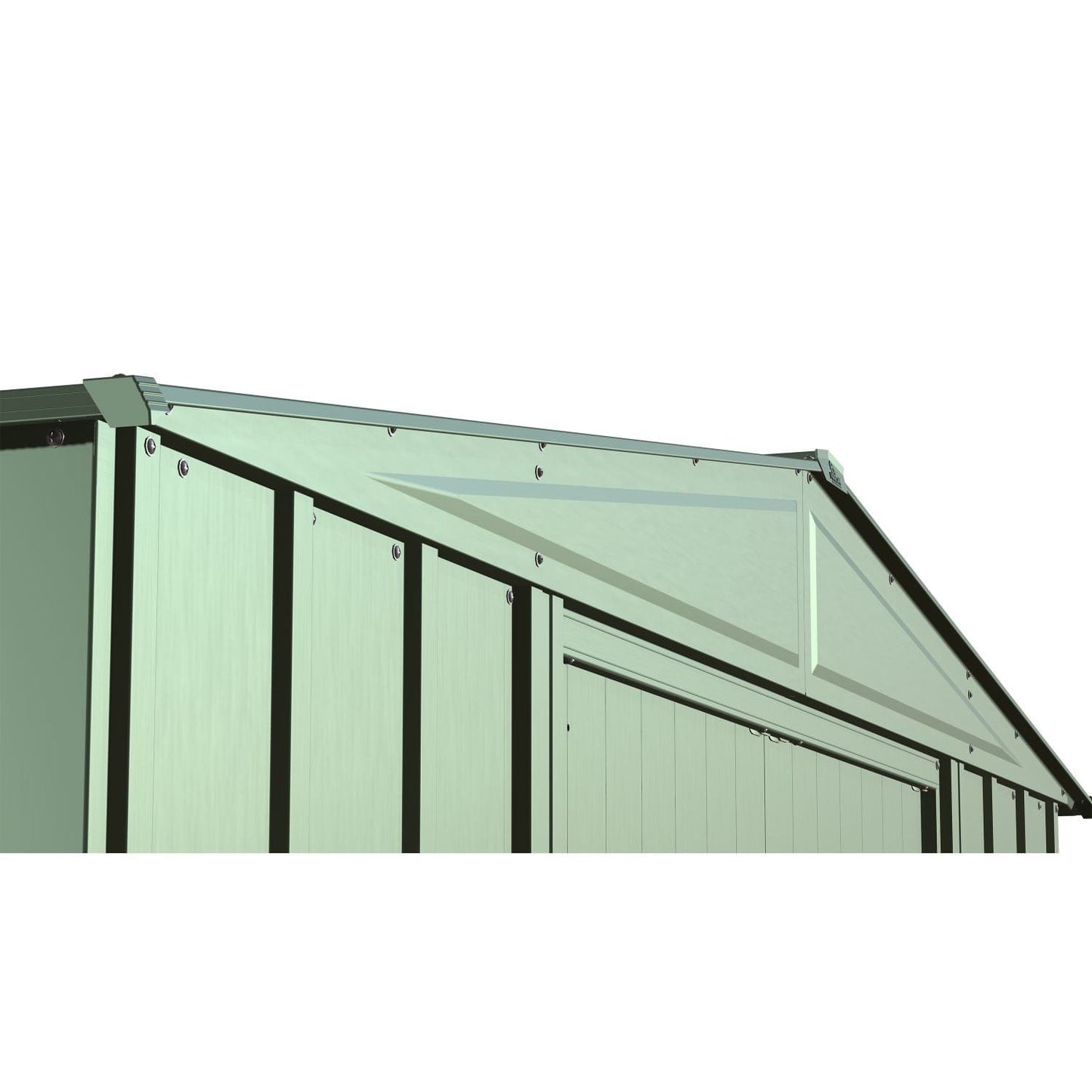 Arrow Metal Storage Shed Kit Arrow | Classic Steel Storage Shed, 10x8 ft., Sage Green CLG108SG