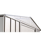 Arrow Metal Storage Shed Kit Arrow | Classic Steel Storage Shed, 6x5 ft., Flute Grey CLG65FG