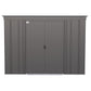 Arrow Metal Storage Shed Kit Arrow | Classic Steel Storage Shed, 8x4 ft., Charcoal CLP84CC