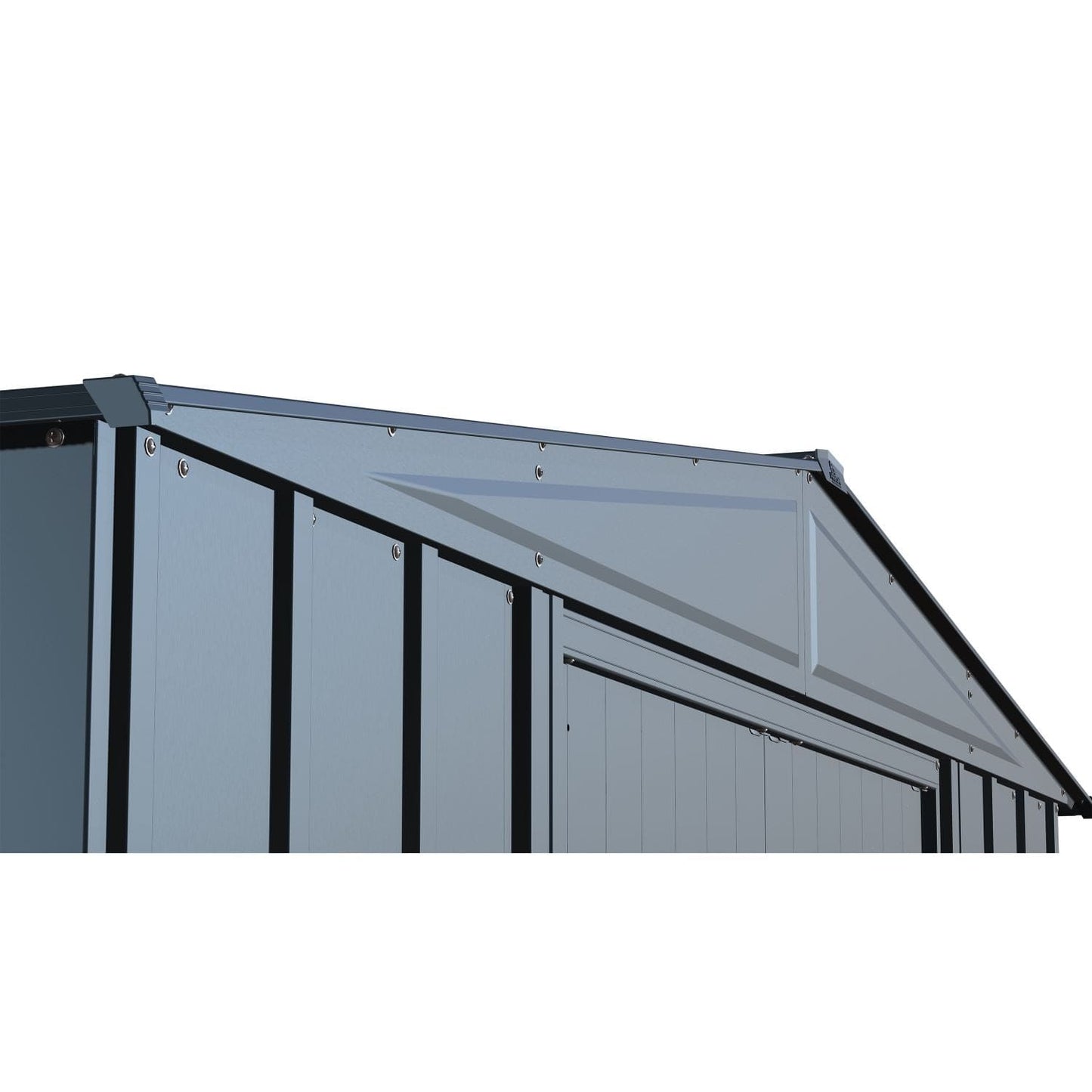 Arrow Metal Storage Shed Kit Arrow | Classic Steel Storage Shed, 8x8 ft., Blue Grey CLG88BG