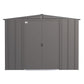 Arrow Metal Storage Shed Kit Arrow | Classic Steel Storage Shed, 8x8 ft., Charcoal CLG88CC