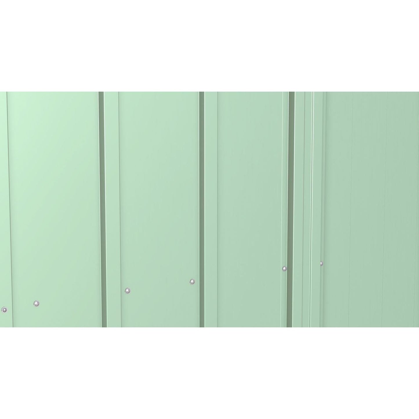 Arrow Metal Storage Shed Kit Arrow | Classic Steel Storage Shed, 8x8 ft., Sage Green CLG88SG