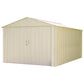 Arrow Commander Steel Storage Building Eggshell - 10' x 15' - mygreenhousestore.com