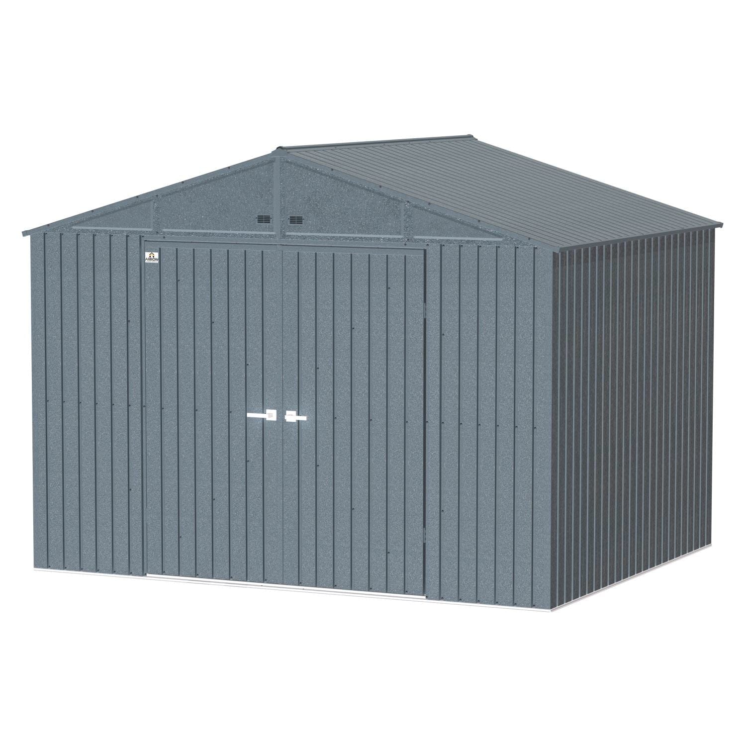 Arrow Sheds & Storage Buildings Arrow | Elite Steel Storage Shed, 10x8 ft. Anthracite EG108AN