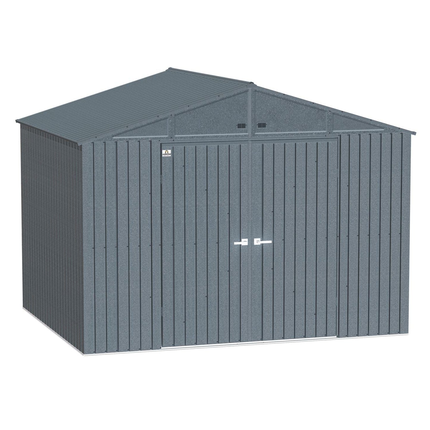 Arrow Sheds & Storage Buildings Arrow | Elite Steel Storage Shed, 10x8 ft. Anthracite EG108AN