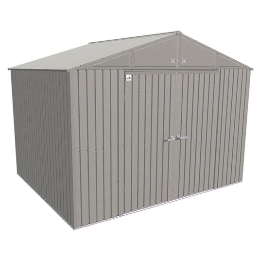 Arrow Sheds & Storage Buildings Arrow | Elite Steel Storage Shed, 10x8 ft. Cool Grey EG108CG