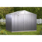 Arrow Sheds & Storage Buildings Arrow | Elite Steel Storage Shed, 10x8 ft. Silver EG108AB