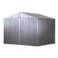 Arrow Sheds & Storage Buildings Arrow | Elite Steel Storage Shed, 10x8 ft. Silver EG108AB