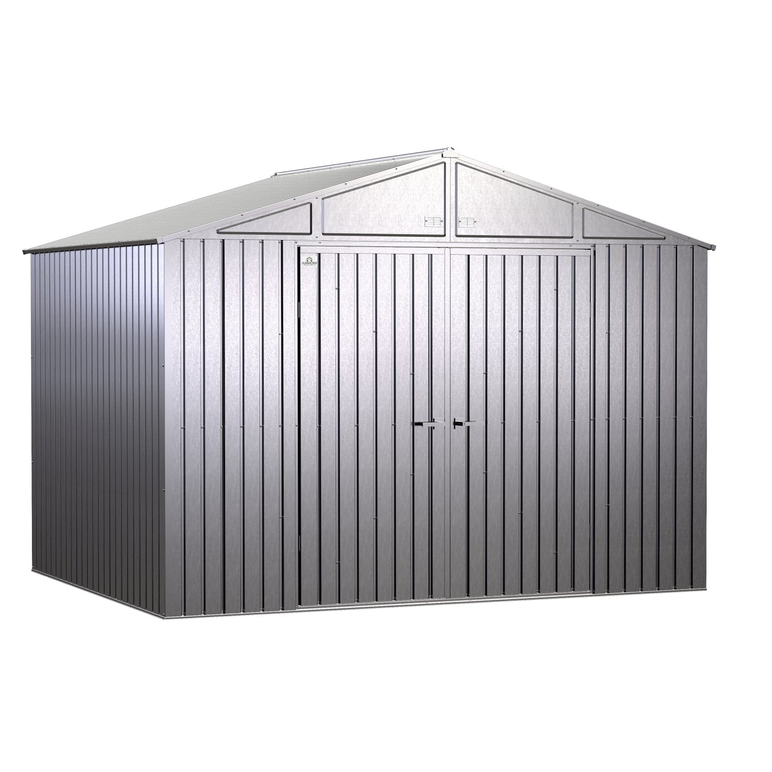 Arrow Sheds & Storage Buildings Arrow | Elite Steel Storage Shed, 10x8 ft. Silver EG108AB