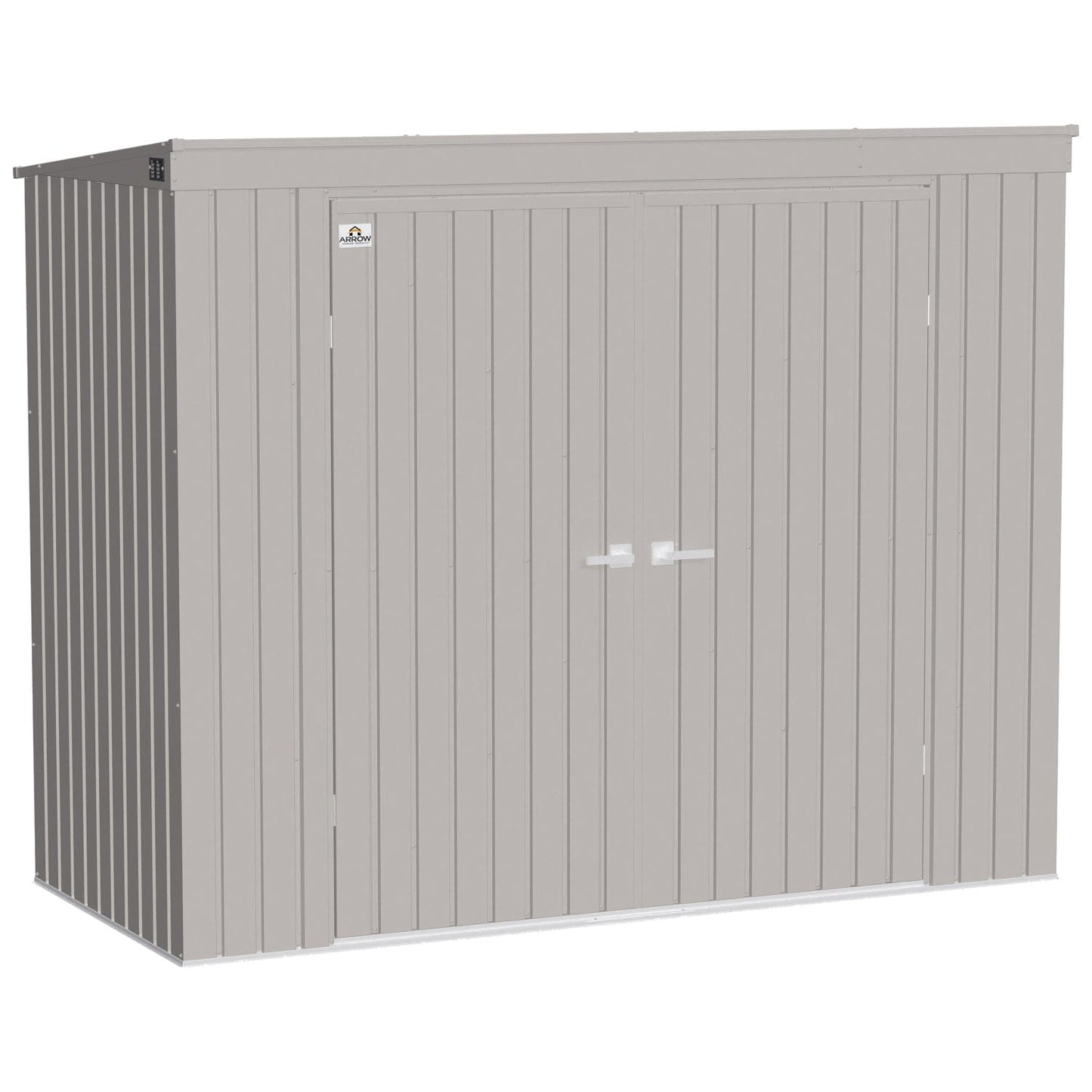 Arrow Sheds & Storage Buildings Arrow | Elite Steel Storage Shed, 8x4, ft. Cool Grey EP84CG